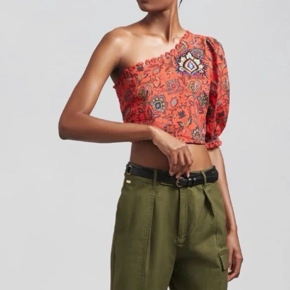 FARM Rio One-Shoulder Crop Top (107) - Picture 4 of 8